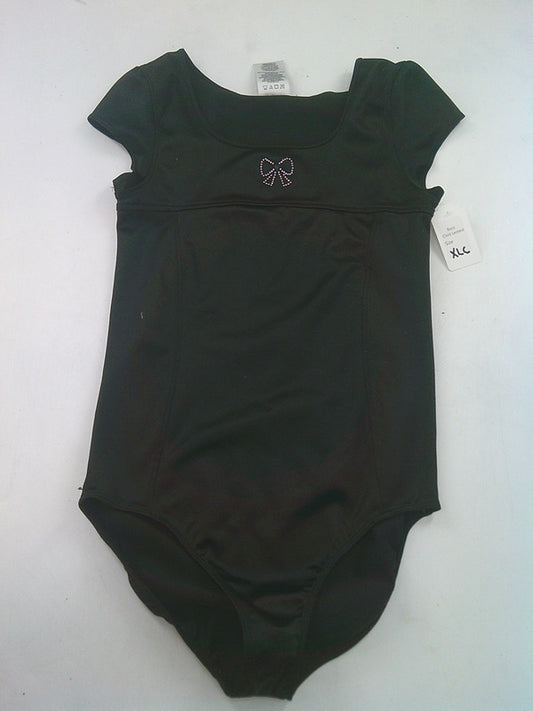 Pre-Owned Leotard Danskin Now  DN84338171 XL Child Black  Ballet