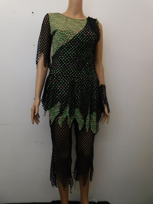 Pre-Owned Costume Dansco   Large Adult Lime Green  Jazz