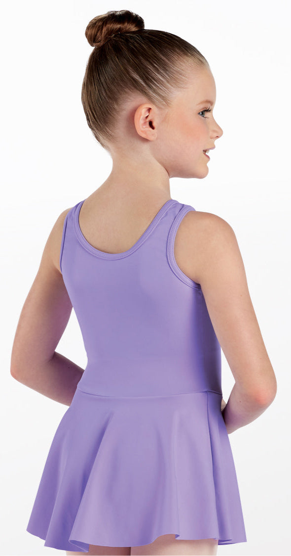 Pre-Owned Leotard Dress Balera D12300 Medium Child Black Ballet Tap