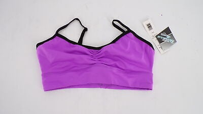 Pre-Owned Sports Bra Body Wrappers BWP259 Adult Sizes Bright Colors Jazz Cheer