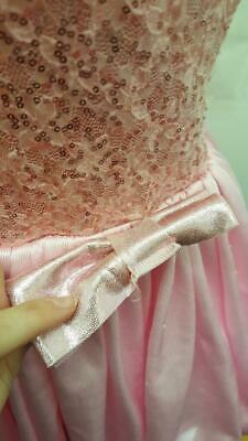 Pre-Owned Costume Curtain Call E1795 Medium Adult Pink Jazz Sequin