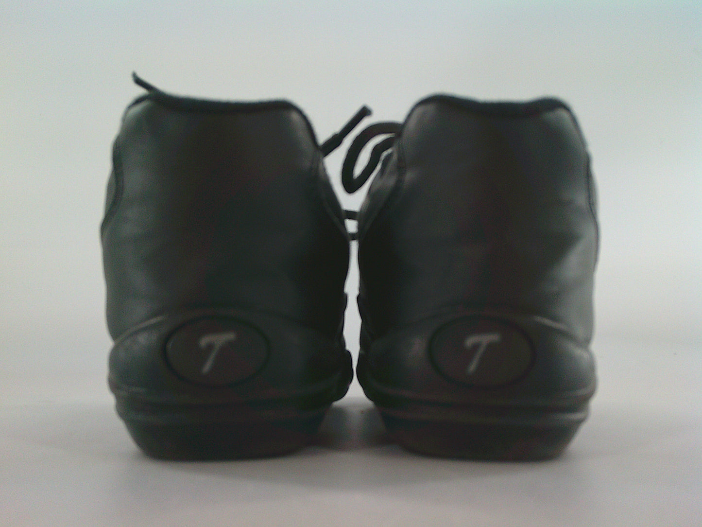 Pre-Owned Hip Hop Shoes Theatricals Youth 4M Leather Lace Up Split Sole