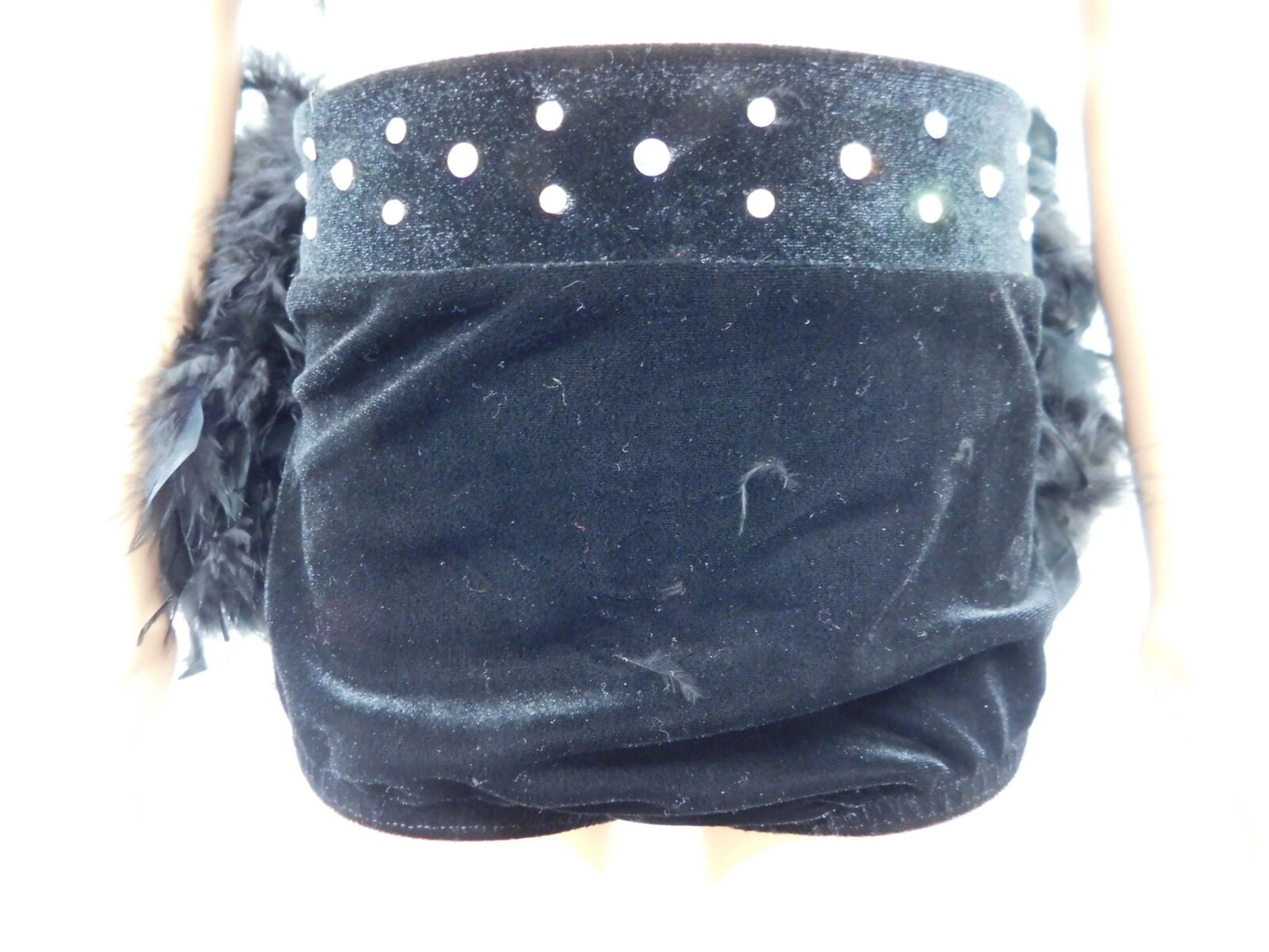 Pre-Owned 2pc Costume Kelle Large Child Green 2pc Feathers Jazz Stones
