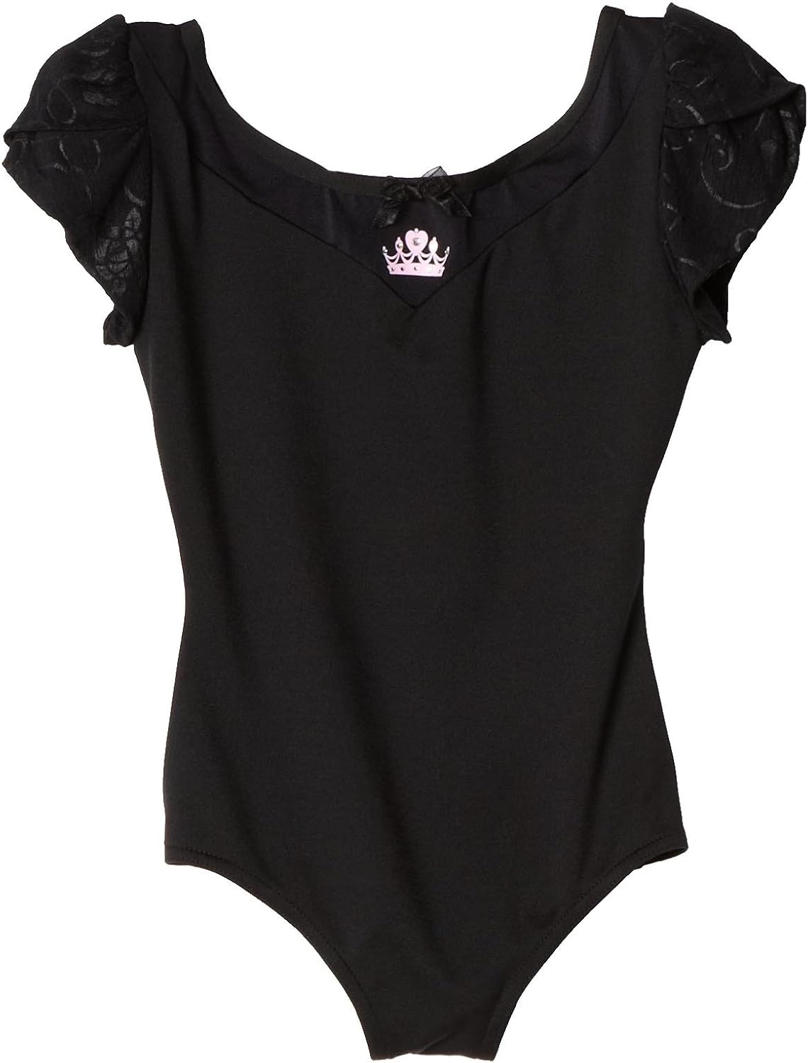 NEW Capezio Disney Princess Leotard Pink or Black DP311C Puff Sleeve