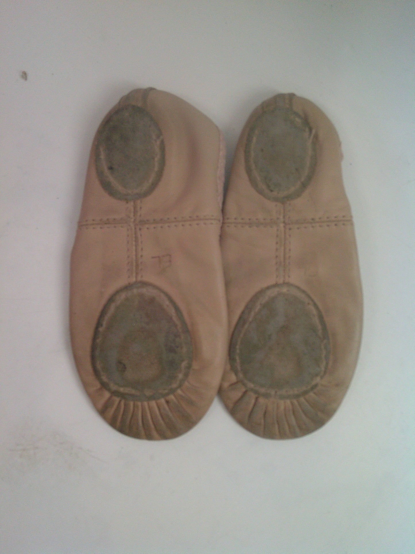 Pre-Owned Ballet Shoes Dance Class Toddler 10M Leather Single Strap Full Sole
