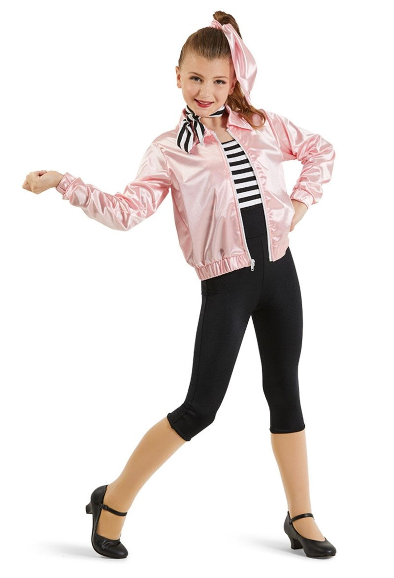 Pre-Owned Costume Weissman   Small Child Pink  Jacket Jazz Tap Sequins Pink Ladies