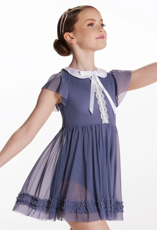 Pre-Owned Costume Weissman  11931 Medium Adult Blue Dress Lyrical