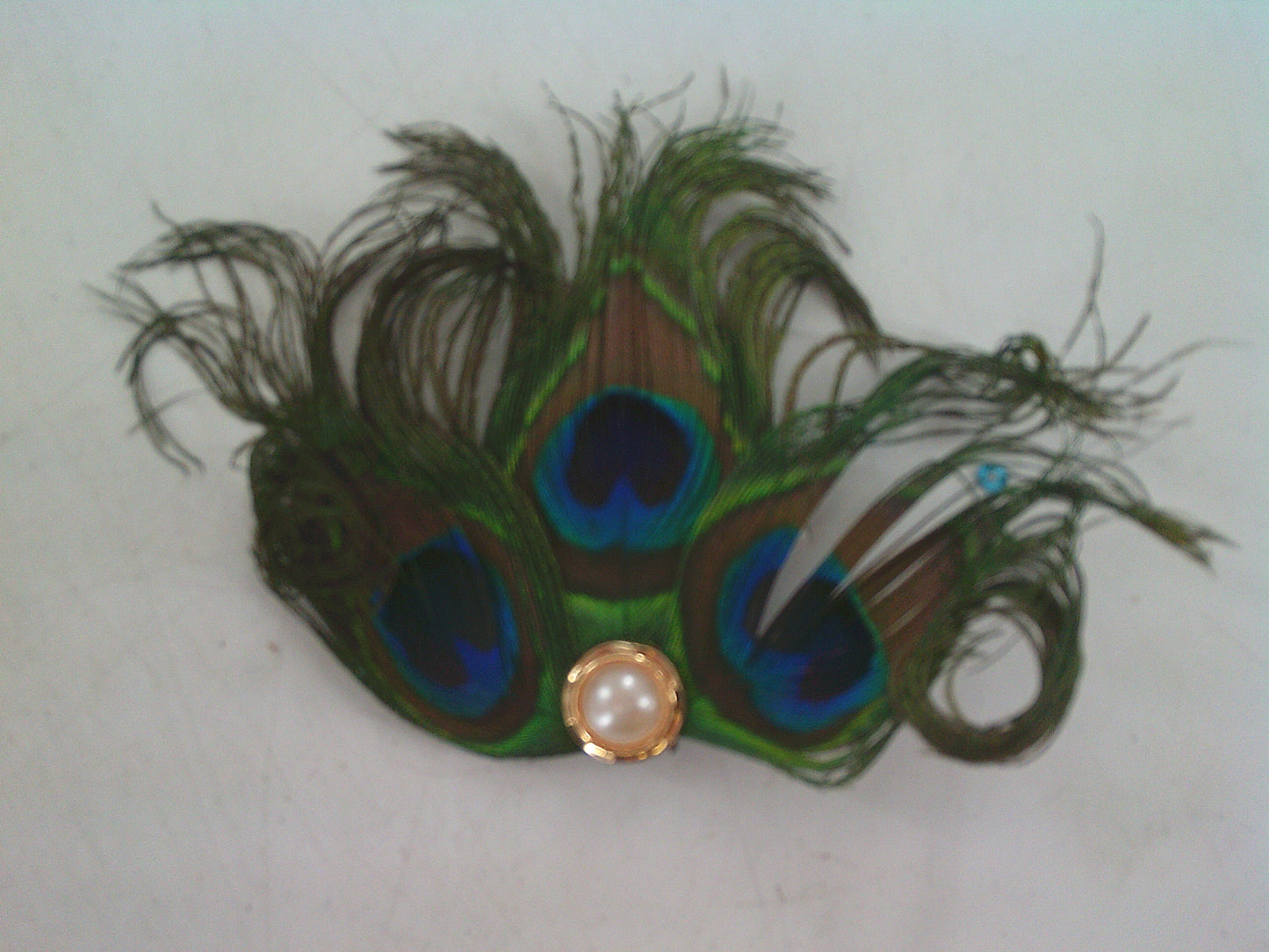Pre-Owned Costume Curtain Call  E2134 Large Child  Green  Ballet Sequin Peacock