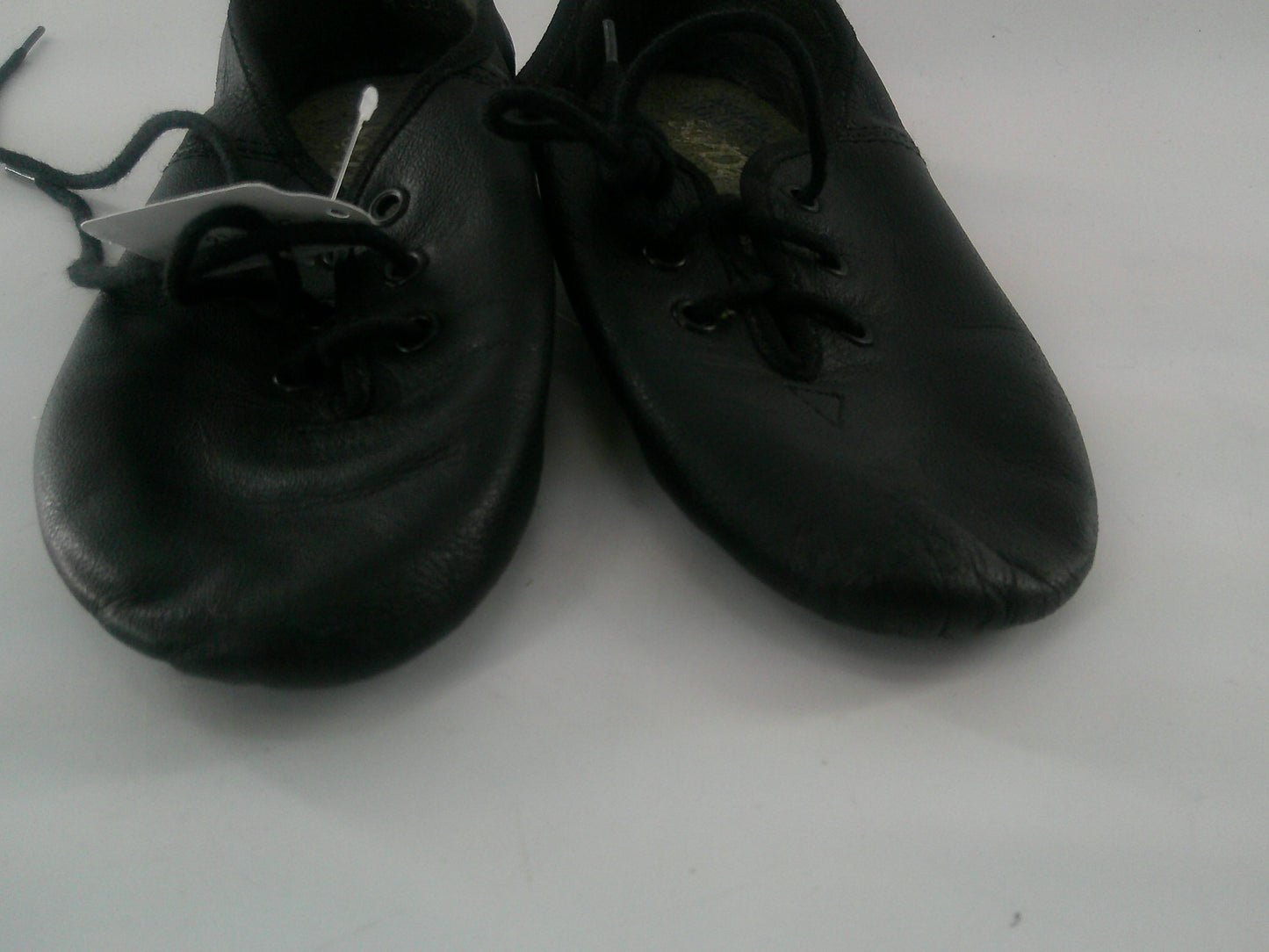 Pre-Owned Jazz Shoes So Danca Kids 12M Lace Up Leather Slip On