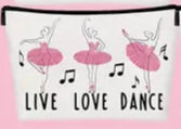 New - Dance Make Up Bags Pouches