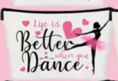 New - Dance Make Up Bags Pouches