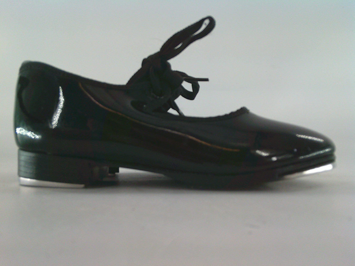Pre-Owned Tap Shoes Capezio Little Kid 13W Tyette Man Made Ribbon & Elastic Student