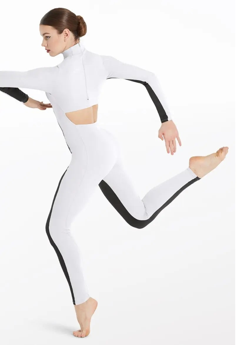 Pre-Owned Costume Medium Child Black White Weissman MT11202 Contemporary Modern Acro