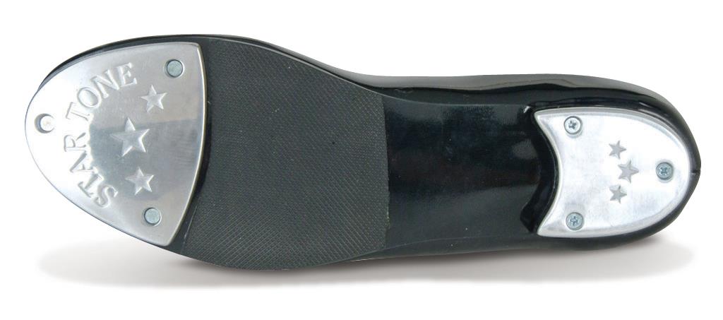 NEW Tap Shoes DANZ N MOTION Child Sizes Big Kid Sizes Tyette Patent Leather Ribbon & Elastic Student