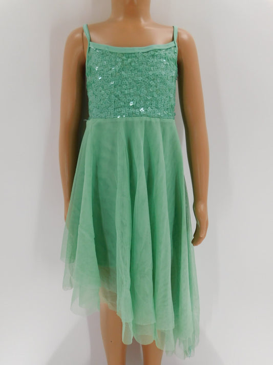 Pre-Owned Costume Double Platinum   Medium Child Mint Green  Contemporary