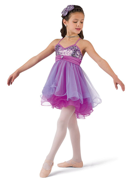Pre-Owned Costume Costume Gallery   Small Adult  Purple   Lyrical Sequin
