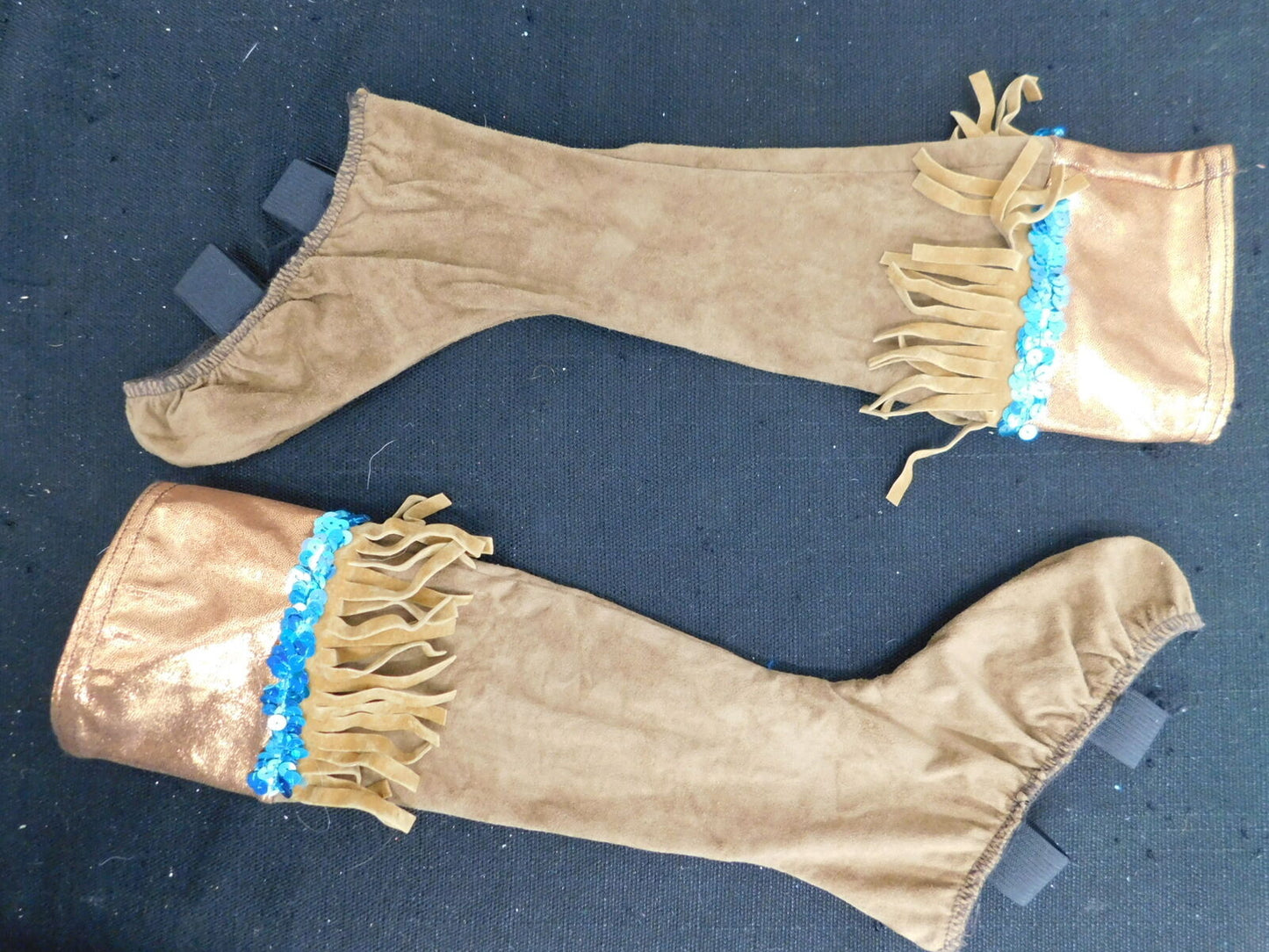 Pre-Owned Costume AWCT 15788 Small Child Brown Blue Indian Jazz Pocahontas