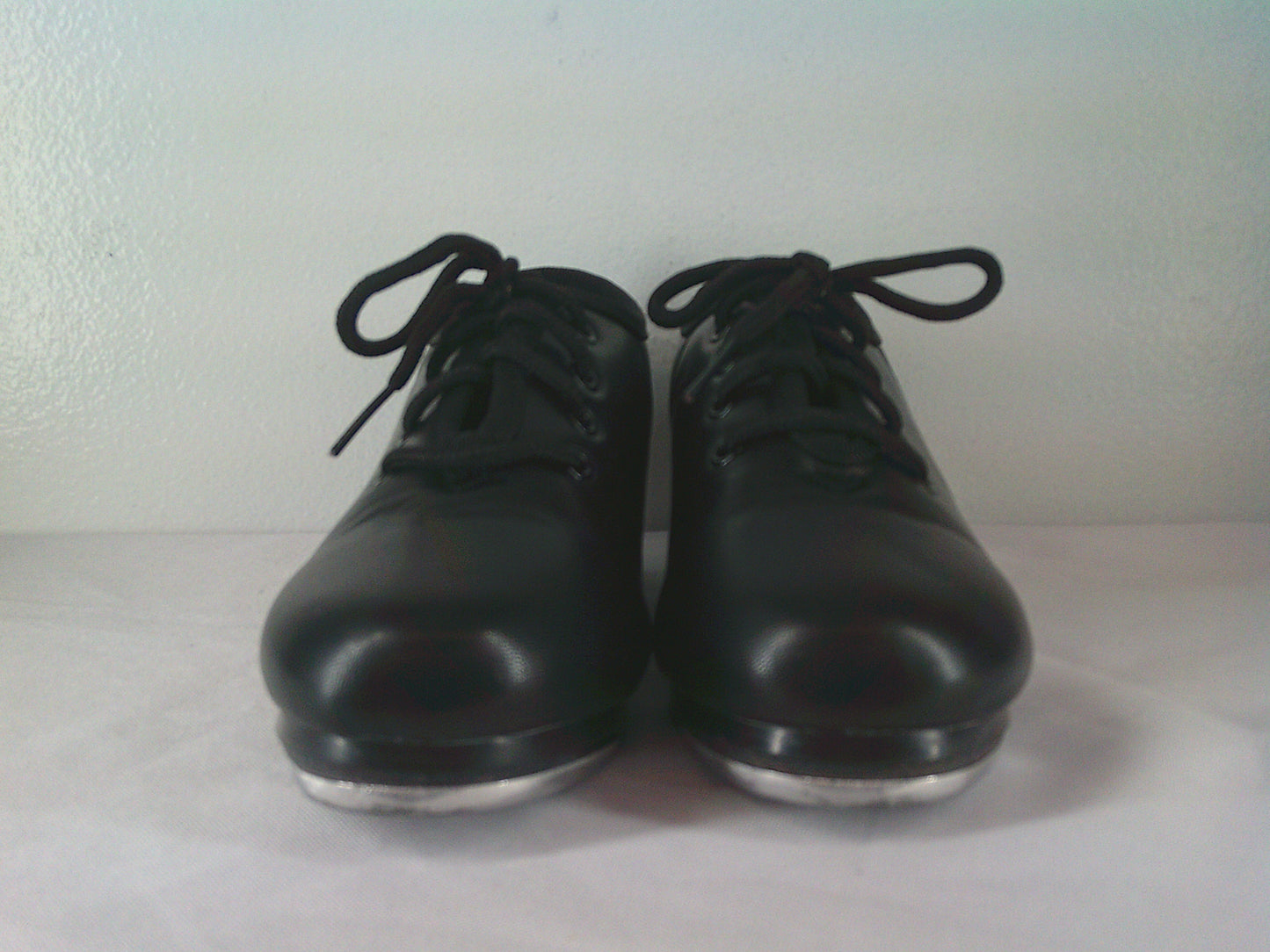 Pre-Owned Tap Shoes Unbranded Kid 12M Oxford Faux Leather Lace Up Split Sole