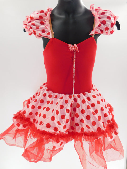 Pre-Owned Costume Wolff Fording   Intermediate Child Red  Jazz