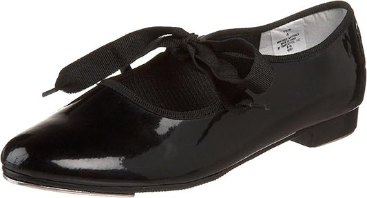 New Tap Shoes T101-Tierney Tyette RIbbon and Elastic Tap Shoes