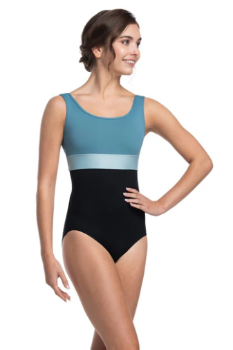 Pre-Owned Leotard Ainslie  AW1071 Medium Adult Teal  Ballet Contemporary