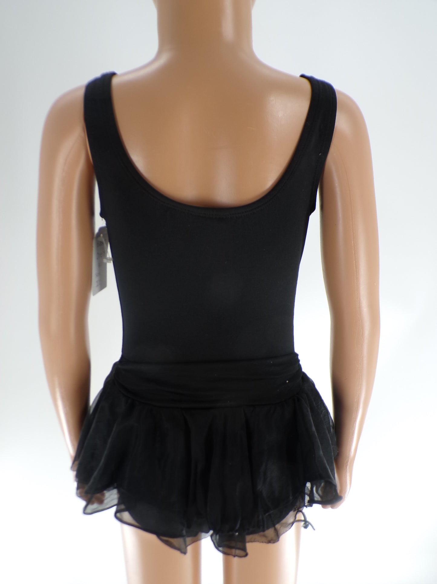 Pre-Owned Leotard Dress Body Wrappers 2232 Intermediate Child Black Ballet Tap Jazz