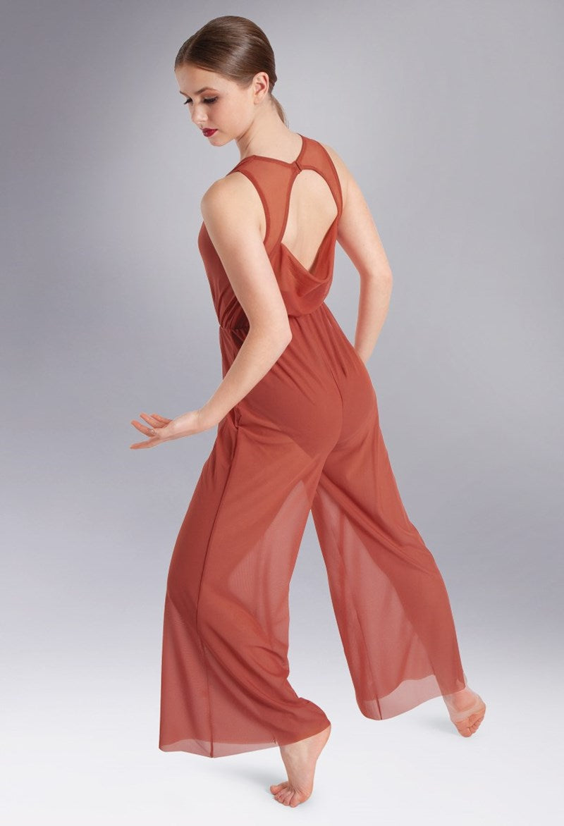 Pre-Owned Costume Balera SM12126 Medium Adult Orange Jumpsuit Contemporary