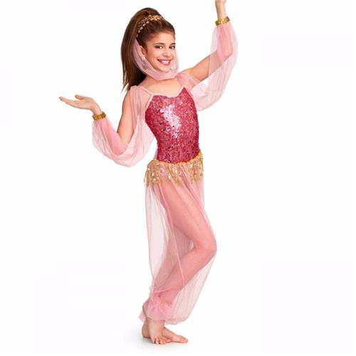 Pre-Owned Costume Curtain Call  E833 Medium Child Turquoise Jasmine