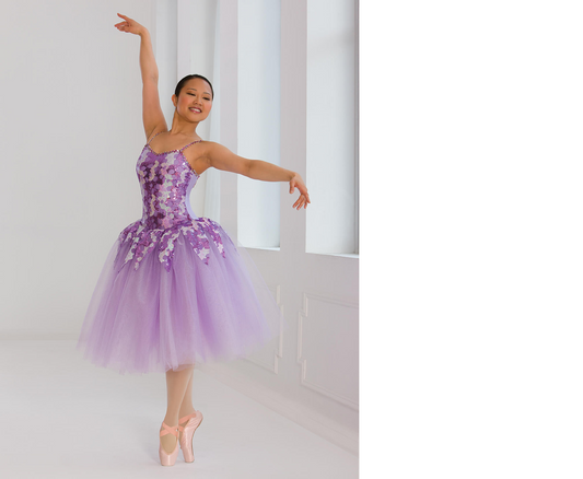 Pre-Owned Costume Revolution  683 Small Child Lavender Romantic Tutu Ballet Nutcracker Sequins Sugar Plum Fairy