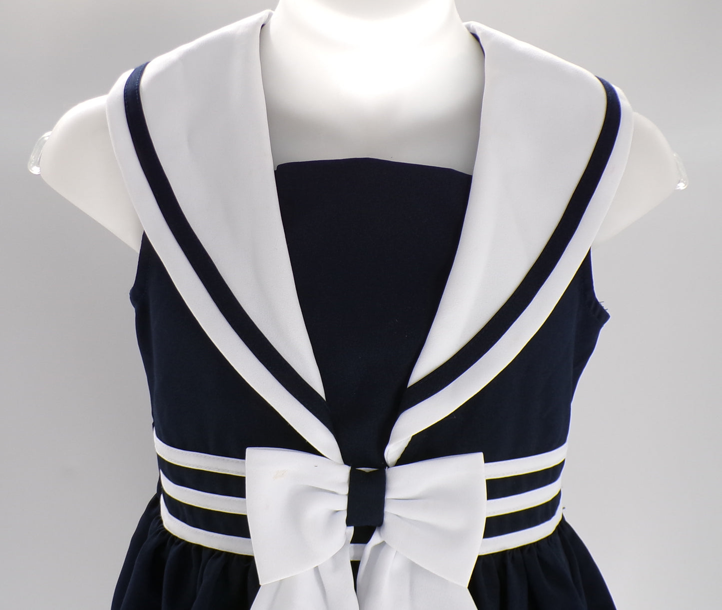 Pre-Owned Costume Bonnie Jean  R48435 Large Child Navy Blue Dress Jazz