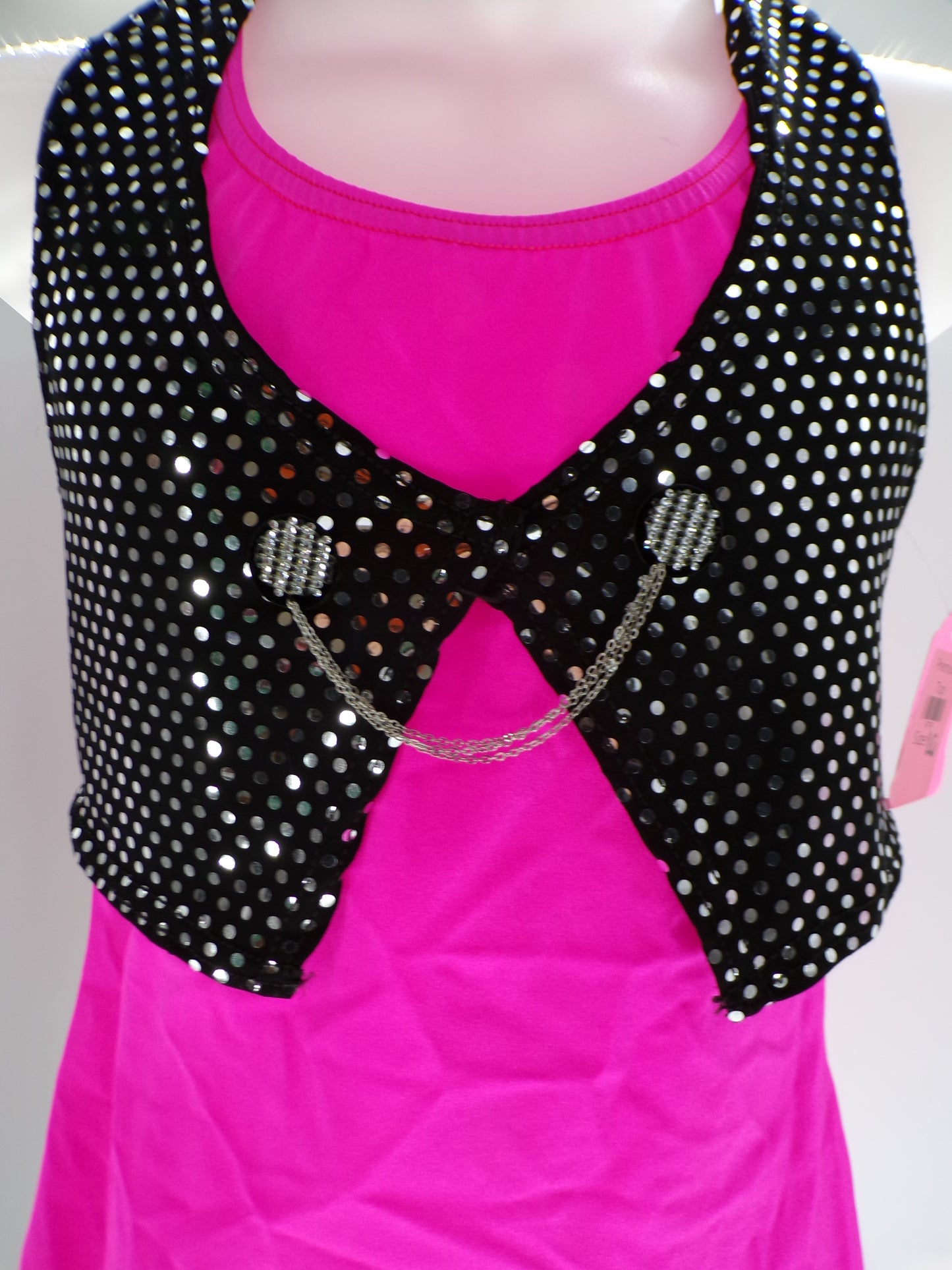 Pre-Owned Top Costume Gallery   Large Child Hot Pink  Jazz