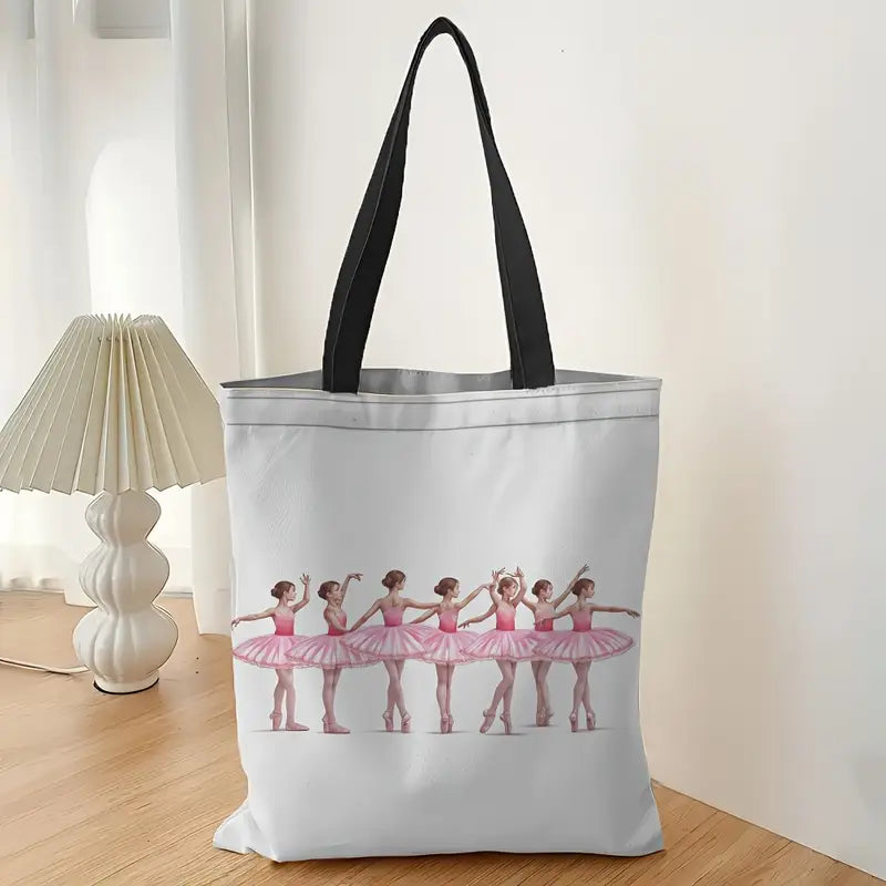 NEW Canvas Ballerina Tote So Cute and 15x13