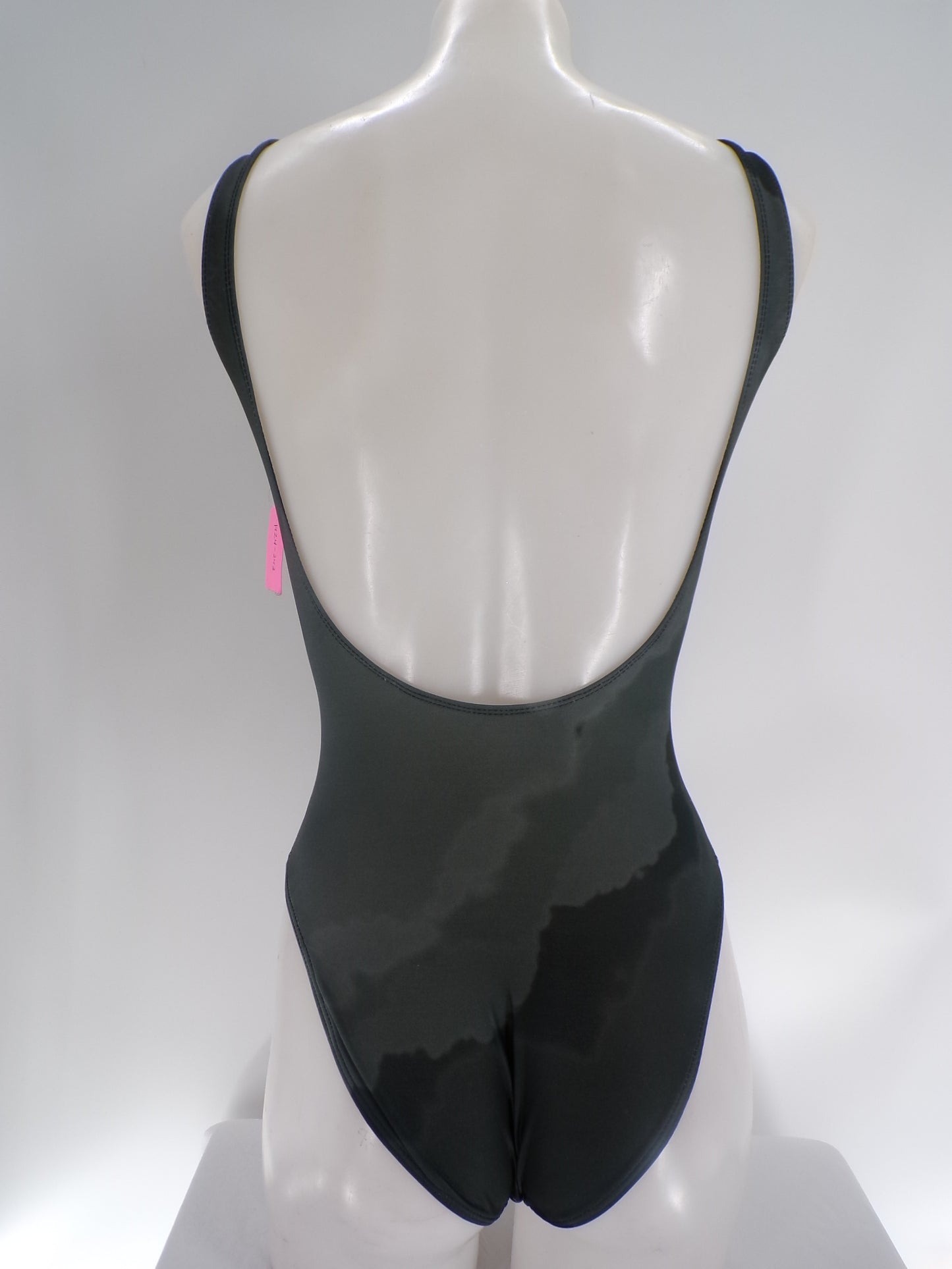 Pre-Owned Leotard Motionwear  4176 Small Adult Gray Black  Ballet Contemporary