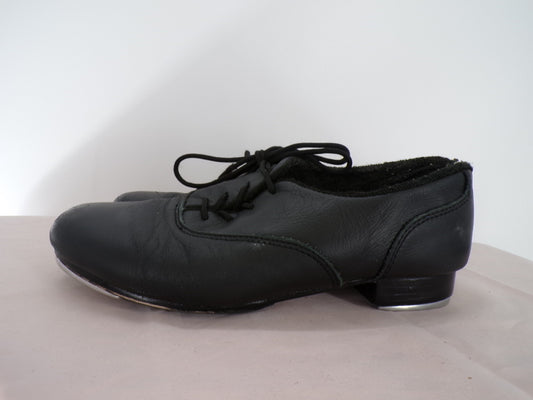Pre-Owned Oxford Tap Shoes 7M Adult Revolution 581 Black