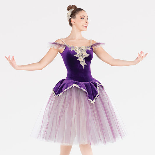 Pre-Owned Costume Revolution  RC22738 Medium Child  Purple  Tutu Ballet  Sequin