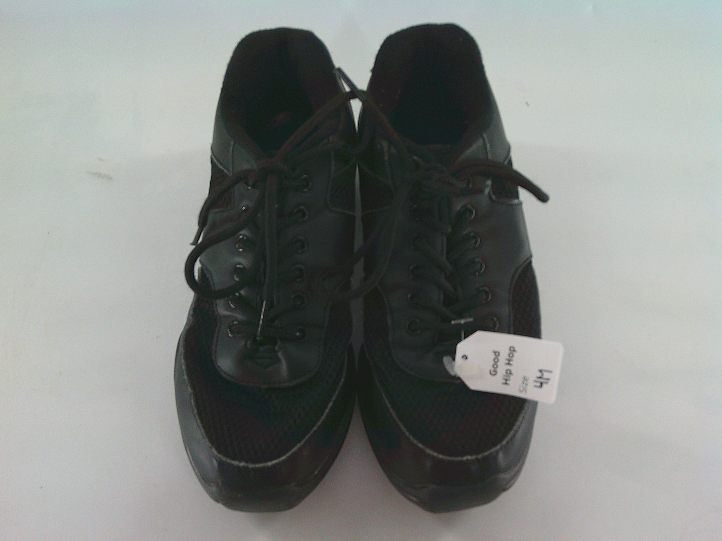 Pre-Owned Hip Hop Shoes Theatricals Youth 4M Leather Lace Up Split Sole