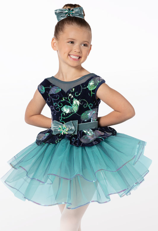Pre-Owned Costume Weissman  14393 Medium Child Teal  Ballet