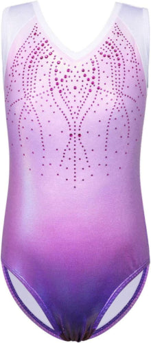 Pre-Owned Leotard BAOHULU   Large Child Purple  Gymnastics
