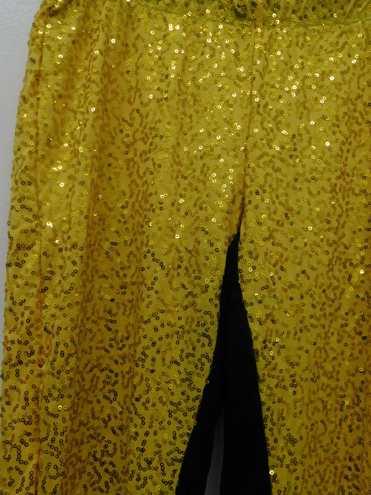 Pre-Owned Leggings Unbranded   Medium Adult Gold  Jazz Tap