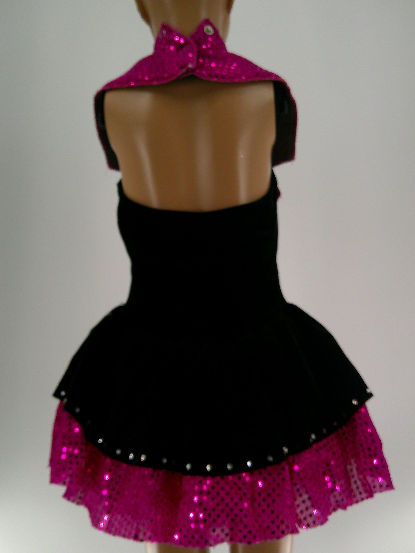 Pre-Owned Costume Weissman  4018 Small Child Pink Tutu Jazz Tap Sequins