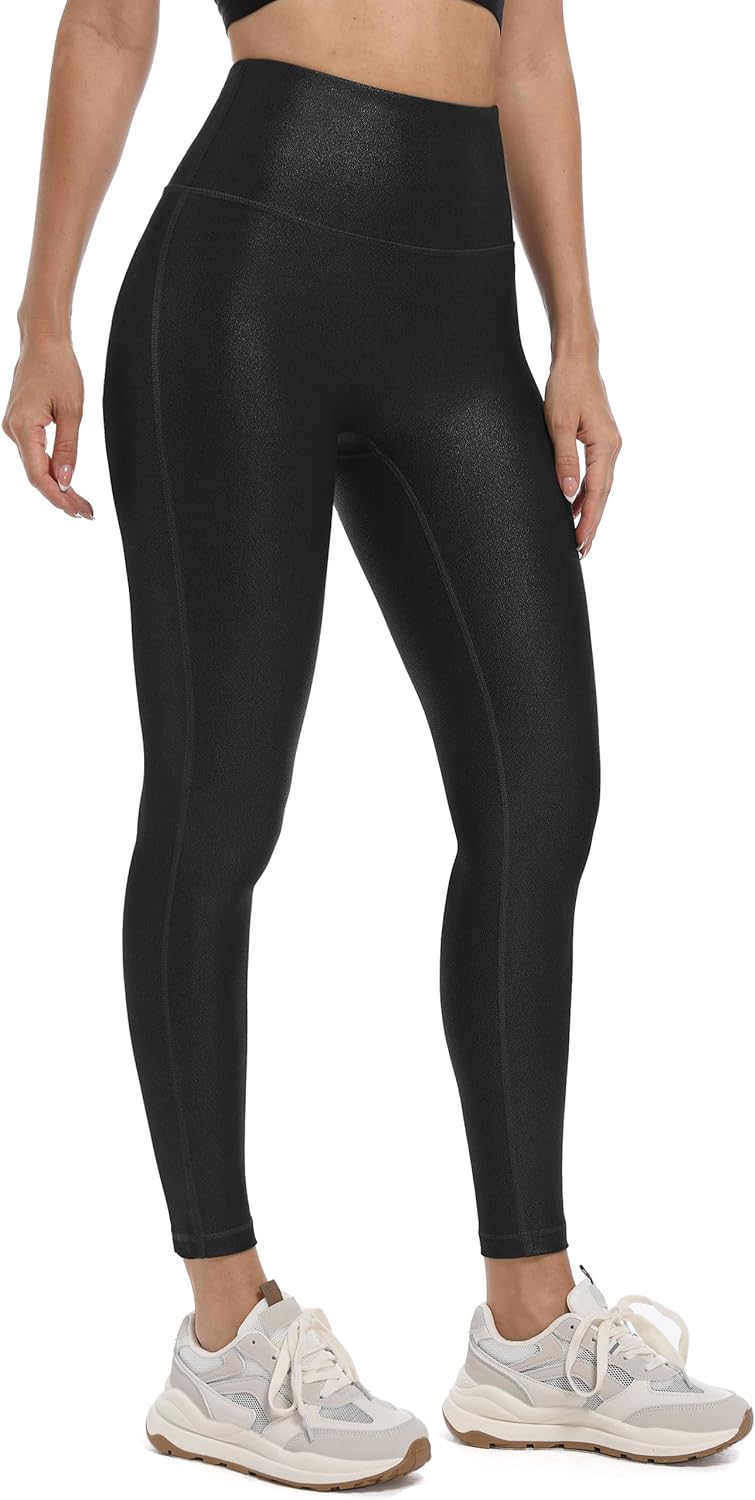 Pre-Owned Leggings No Tag   XL Adult Black  Jazz Tap