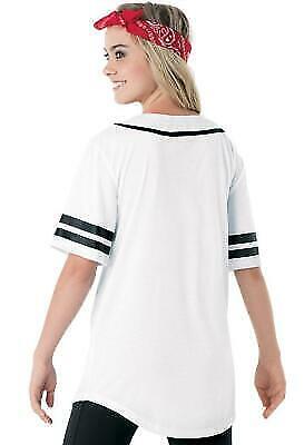 Pre-Owned Top Balera AH9224 Large Child Black White Hip Hop Jazz Tap