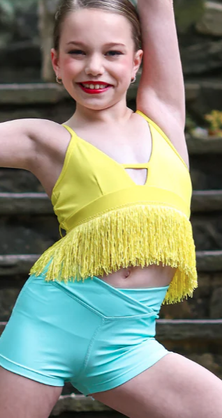 Pre-Owned V Waist Shorts Oh LaLa   XS Adult Mint Green