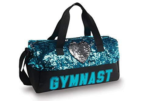 New Gymnastics Duffle Bag Danz N Motion B845 Turquoise Sequence
