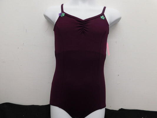 Pre-Owned Leotard Ainslie XL Child Eggplant Ballet Contemporary