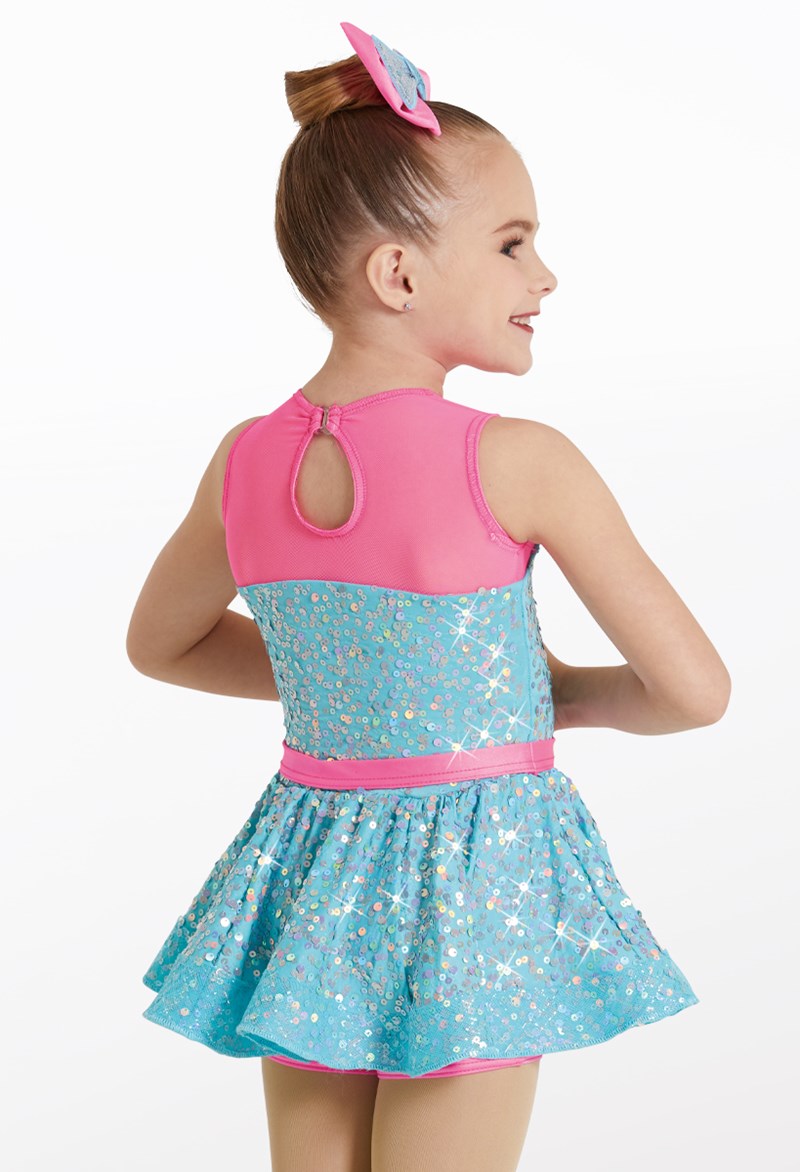 Pre-Owned Costume Weissman  12007 Small Child Turquoise  Jazz