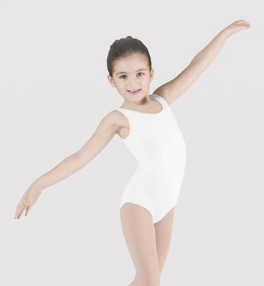 Pre-Owned Leotard Bloch  L5405 Large Child White  Ballet Modern