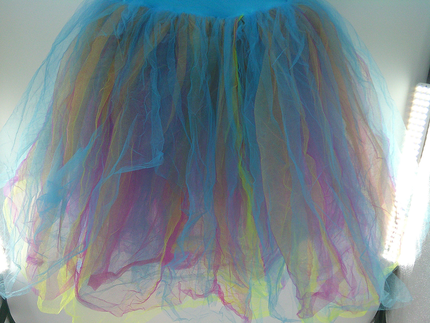 Pre-Owned Costume Costume Gallery Large Child Blue Colorful Tutu Ballet Sequin Peacock