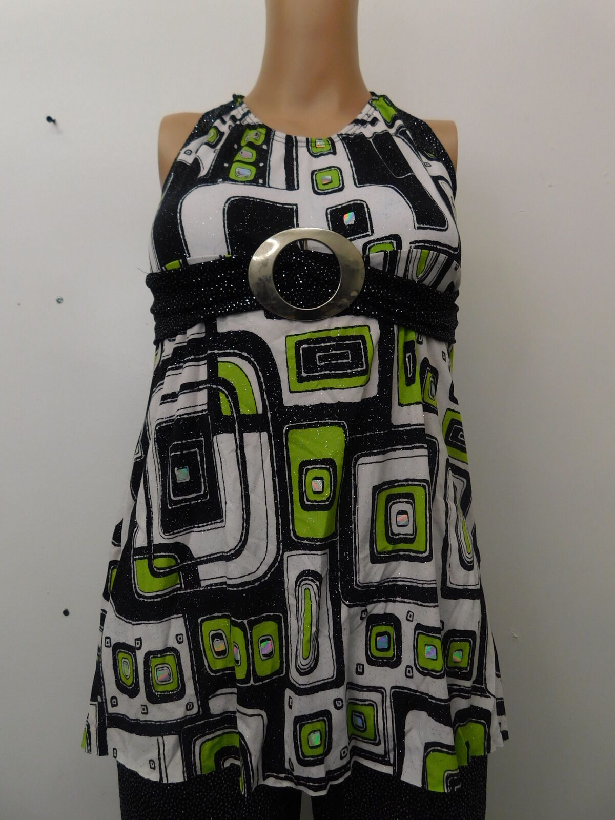 Pre-Owned Costume Dansco   Medium Adult Lime Green  Jazz