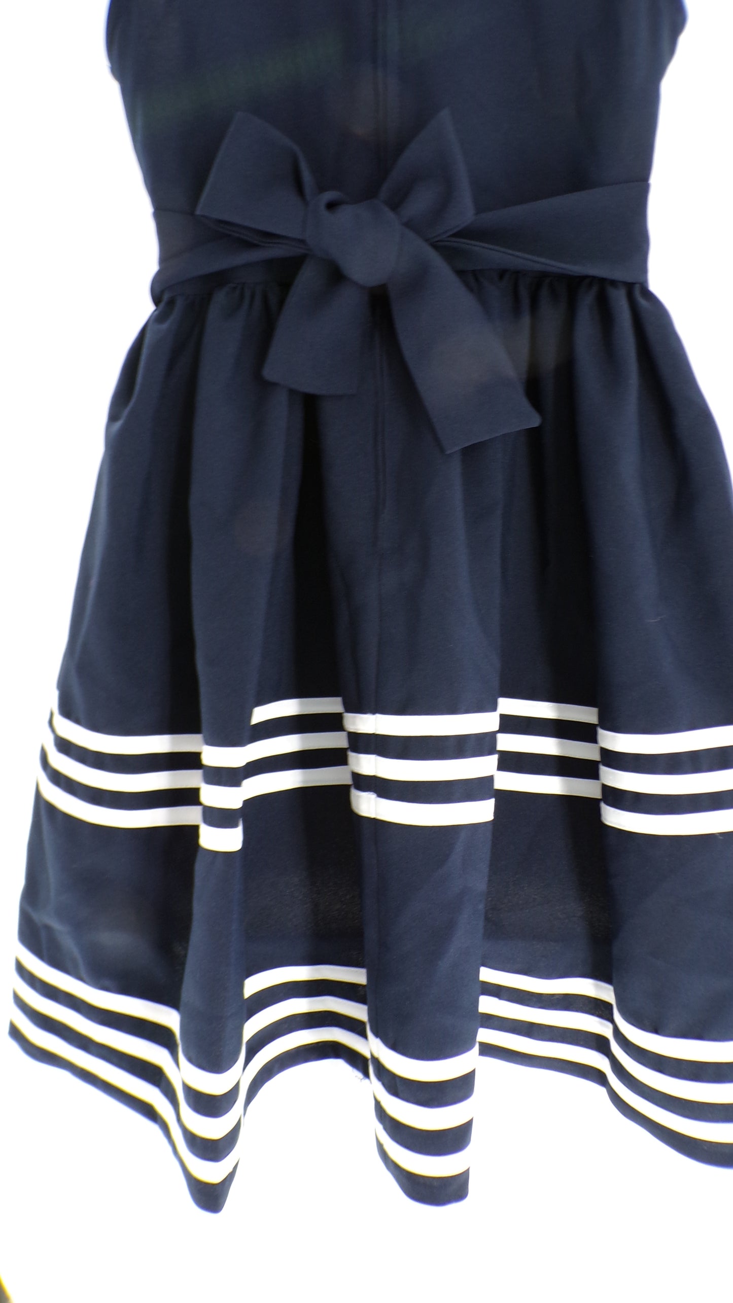 Pre-Owned Costume Bonnie Jean  R48435 Large Child Navy Blue Dress Jazz